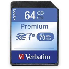 Verbatim SDXC 64GB Class 10 UHS-I