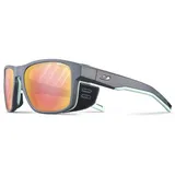 Julbo Shield M Photochrome Sonnenbrille - Grey / Dark Green - Reactiv/CAT1-3