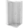 Mexen Lima Duo klappbare Duschkabine 80 x 80 cm, Transparent, Chrom - 856-080-080-02-00