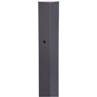 GAH Alberts Zaunpfahl 60 x 170 cm Schwarz/Aluminium