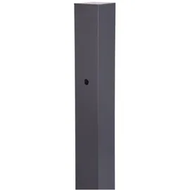 GAH Alberts Zaunpfahl 60 x 170 cm Schwarz/Aluminium