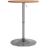 vidaXL Bartisch Ø50x89,5 cm Massivholz Buche