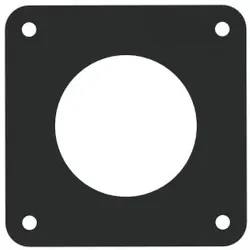 PCE d10575 Dichtung Anbausteckdose Flansch 75x75