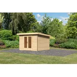 Karibu Gartenhaus Radeburg 1 nat 309x309x229