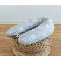 LOOLAY Stillkissen 190 cm Pustelblume Grau