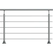 DOLLE Geländer-Set PS 010 150 cm Aluminium