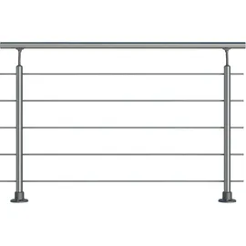 DOLLE Geländer-Set PS 010 150 cm Aluminium