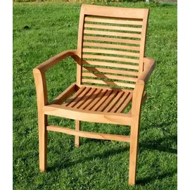 ALEOS. ALPEN Gartensessel 64 x 64 x 95 cm braun 8 St.