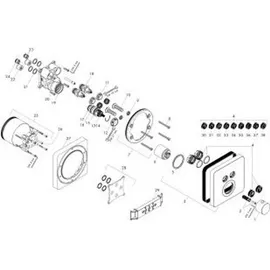 Axor ShowerSelect Soft Thermostat für 2 Verbraucher, 36707670,