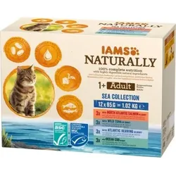 IAMS Naturally Adult 12x85g Sea Collection