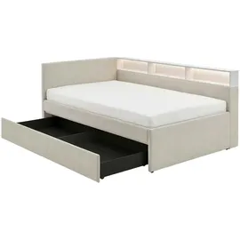 Möbel Kraft Polsterbett 112 x 210 cm Beige