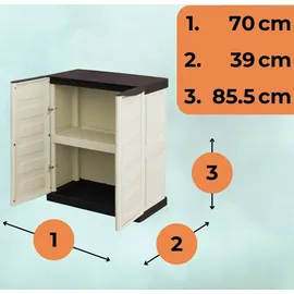 GarPet Gartenschrank 0 x 0 x 0 cm Weiß