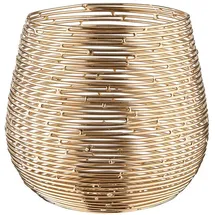 BUTLERS Teelichthalter Twine Light Metall Gold
