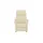 Hukla Relaxsessel Pascal Leder 77 x 115 x 90 cm Creme elektrisch, drehbar