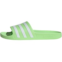 adidas Adilette Aqua Slides, Green Spark/Cloud White/Green Spark, 44 2/3