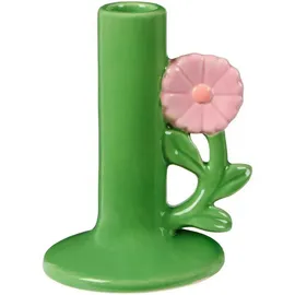 ib laursen Kerzenhalter Blume Keramik Grün