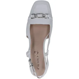 CAPRICE Pumps White Naplak, 38,5