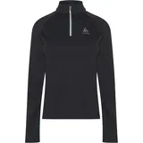 Odlo Fleecepullover Damen Besso I Midlayer mit Halbreißverschluss I Langarm Wandershirt