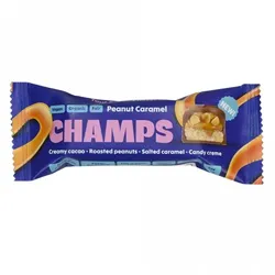 CHAMPS Erdnuss Karamell Riegel bio