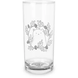 Mr. & Mrs. Panda Glas 400 ml Bär König - Transparent - Geschenk, Trinkglas, Teddybär, Glas, Premium Glas, Unikat durch Gravur
