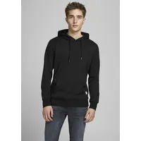 JACK & JONES Basic Kapuzenpullover Black / Regular Fit