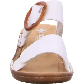 Rieker FSK Damen Sandalen für Damen, weiß, Größe 39 EU