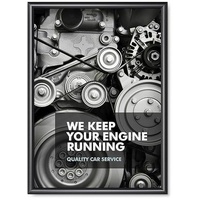 Showdown Displays Klapprahmen 25 mm - 50x70cm - schwarz,