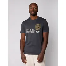 wat? APPAREL T-Shirt Not in the mood in India Ink Grey | Gr.: 48