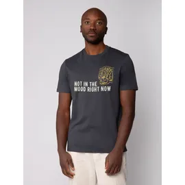 wat? APPAREL T-Shirt Not in the mood in India Ink Grey | Gr.: 48