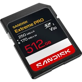 SanDisk Extreme Pro SDXC UHS-I U3 V30 R250/W170 512 GB