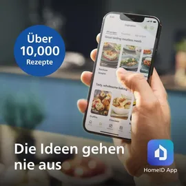 Philips 2000 Series Airfryer NA230/00 schwarz mit Sichtfenster