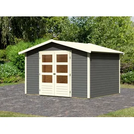 Karibu Carlberg 5 3,37 x 2,66 m Grau