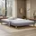 Homestyle4u Polsterbett 120 x 200 cm Grau