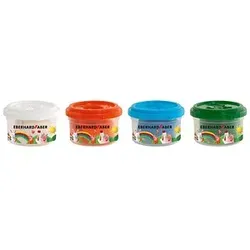 EBERHARD FABER Knete Sonderfarben farbsortiert, 4 Farben je 50,0 g