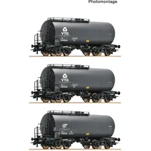 Roco 3-tlg. Set Kesselwagen 6600162 H0