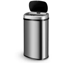 Juskys Automatik Mülleimer mit Sensor - Silber