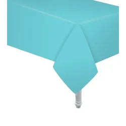 Papier Tischdecke hellblau