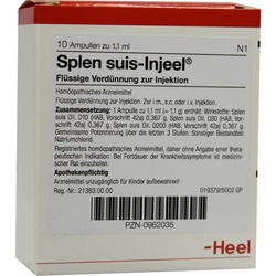 Splen Suis Inj Org 10 ST