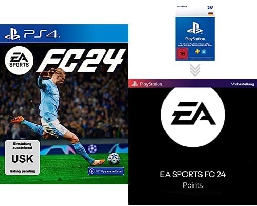 EA SPORTS FC 24 Standard Edition PS4 | Deutsch + 25€ PlayStation Store Guthaben für EA SPORTS FC 24 Ultimate Team | FC Points [Vorbestellung] | Deutsches PSN Konto