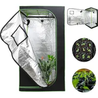 SWANEW 120x60x180 cm Grow Zelt für Pflanzen Zuchtzelt Gewächshaus Box Garten Anzucht Gemüse Kräuter Grow Schrank
