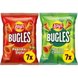 Lay's Bugles Mix Case Paprika & Nacho Cheese 14 x 75G
