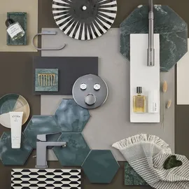 Grohe Grohtherm SmartControl Thermostat mit 2 Absperrventilen, Wandrosette rund, 29119AL0,