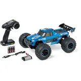 CARSON 1:10 XS Stadium Fighter 100% RTR blau - Ferngesteuertes Auto, RC Buggy, inkl. Batterien und Fernsteuerung, Offroad Buggy