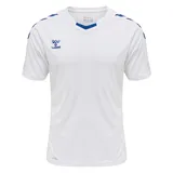 hummel Hmlcore XK Poly Jersey S/S T Shirt, Weiß, 4XL