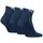 Puma Cushioned Quarter Socken 3er Pack Blau 43-46