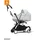 Stokke Set YOYO3 Gestell Black mit 0+ Neugeborenen-Set