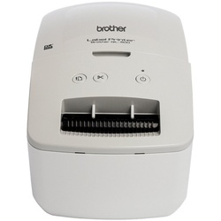 Brother QL-600G - Etikettendrucker - weiß/grau Etikettendrucker grau