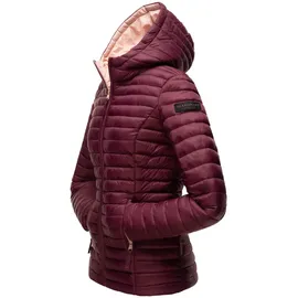 Marikoo Damen Steppjacke Übergangsjacke mit kontrastfarbendem Reißverschluss Asraa