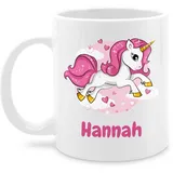 Tasse Tassen 325ml - Einhorn Name I Unicorn I Einhörner - 325 ml - Weiß - personalisierter eigenem einhorntassen personalisierte mädchen tasse+personalisiert einhörnern wunschname unicorns und