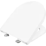 CORNAT WC-Sitz "Premium 10" - Ergonomisches Design - Pflegeleichter Duroplast - Quick up & Clean Funktion - Absenkautomatik - Bequeme Montage von oben / Toilettensitz / Klodeckel / KSPREMSC1000